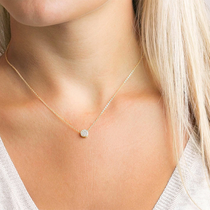 NECKLACE |  JEWELRY:18K GOLD PLATED | CIRCLE NECKLACE | MASISTES