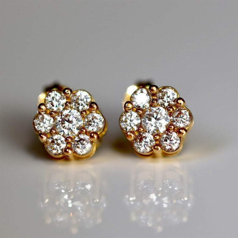 PARIS COLLECTION | THE FLOWER EARRINGS | 18K GOLD - MASISTES