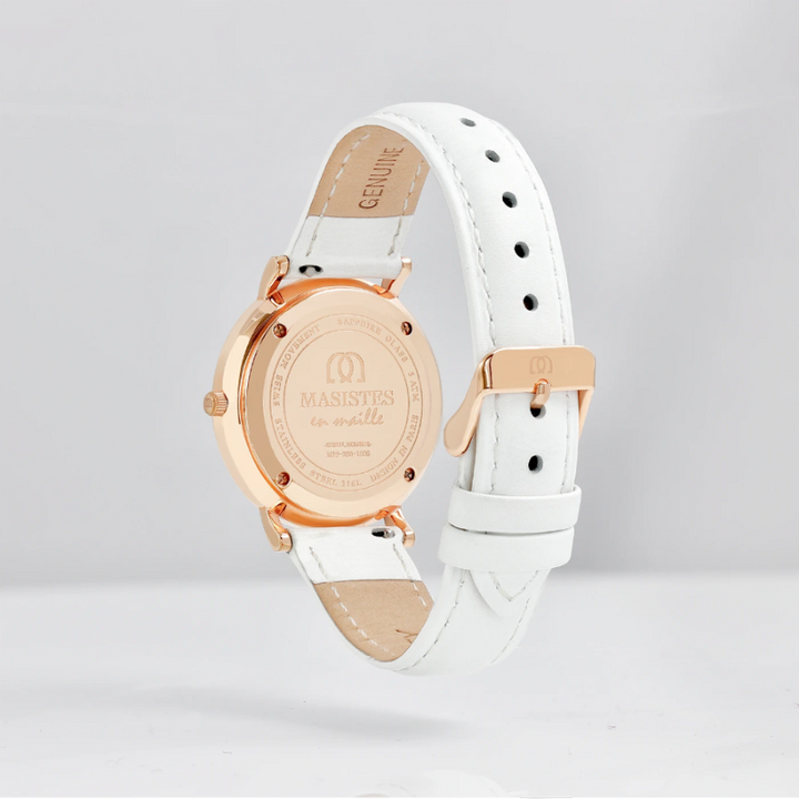 Classic En-Maille | ROSE GOLD / LEATHER / 36MM | Women's Watch